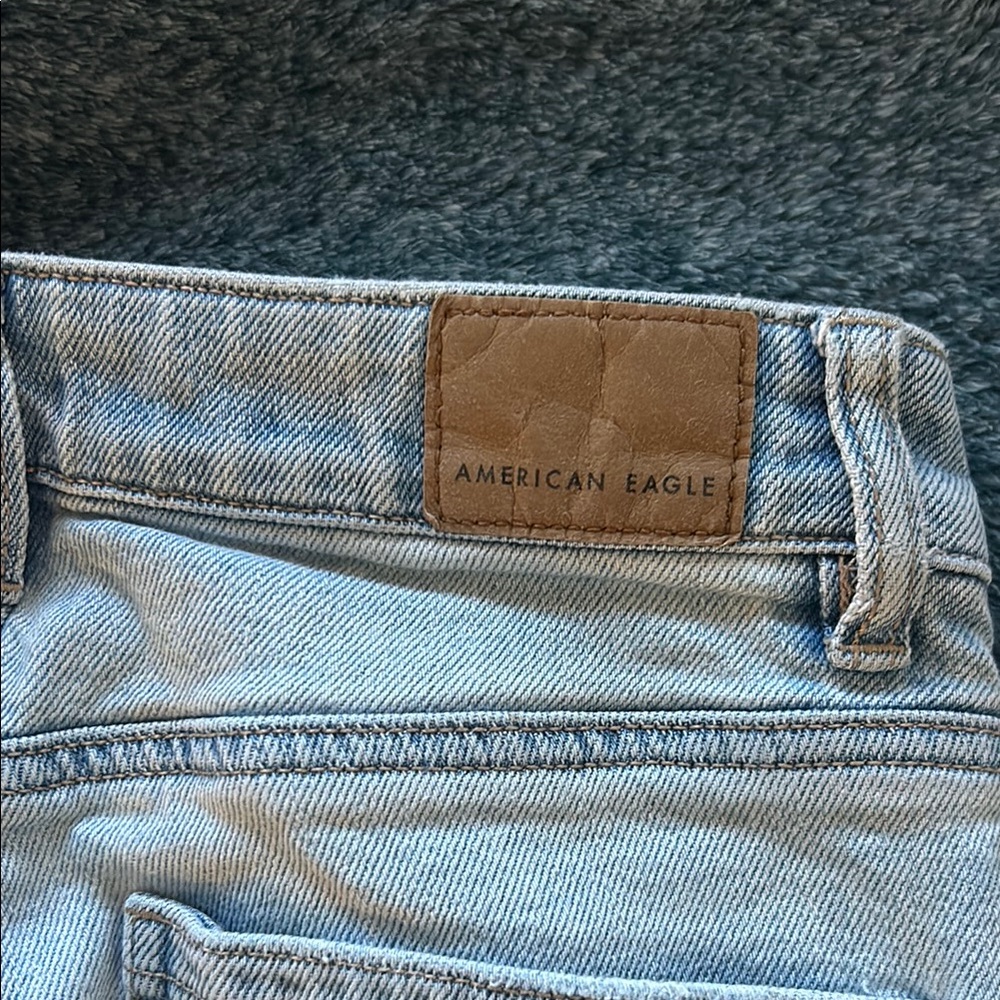 American Eagle Outfitters Blue Straight Leg Jeans - Picture 6 of 8